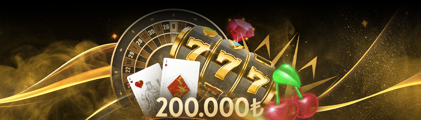 Her Hafta 200.000 TL Ödül desktop banner casino